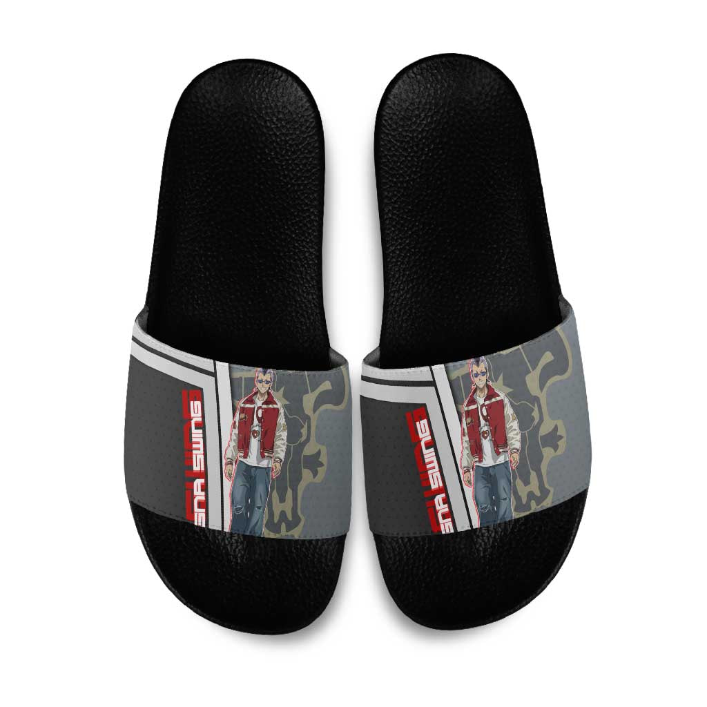 Black Clover Magna Swing Slide Sandals Retro Anime Street Style