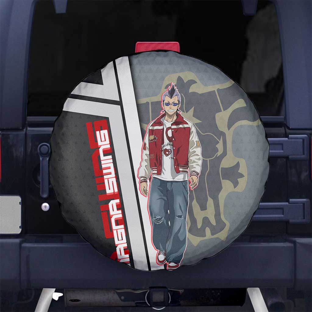 Black Clover Magna Swing Spare Tire Cover Retro Anime Street Style