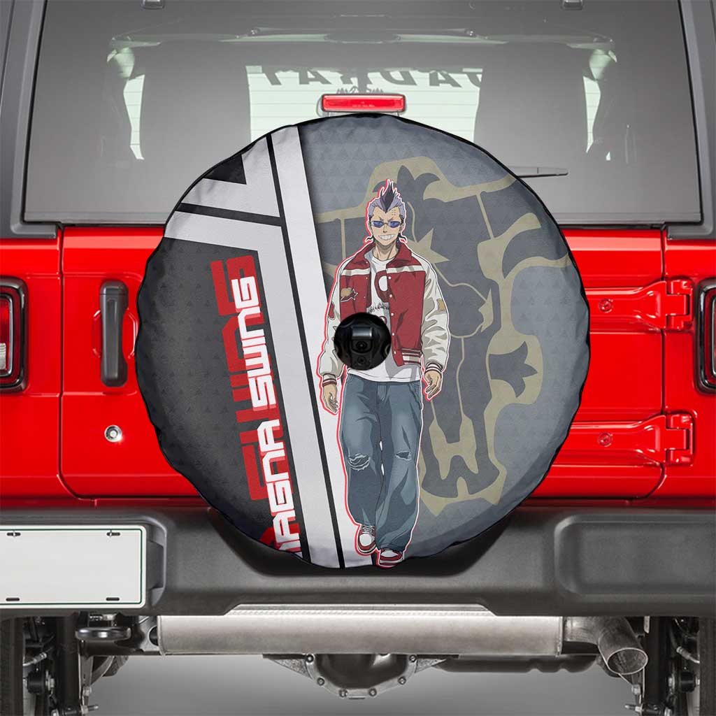 Black Clover Magna Swing Spare Tire Cover Retro Anime Street Style