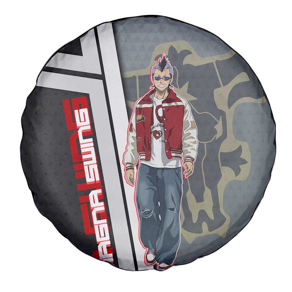 Black Clover Magna Swing Spare Tire Cover Retro Anime Street Style