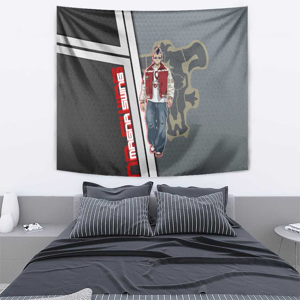Black Clover Magna Swing Tapestry Retro Anime Street Style