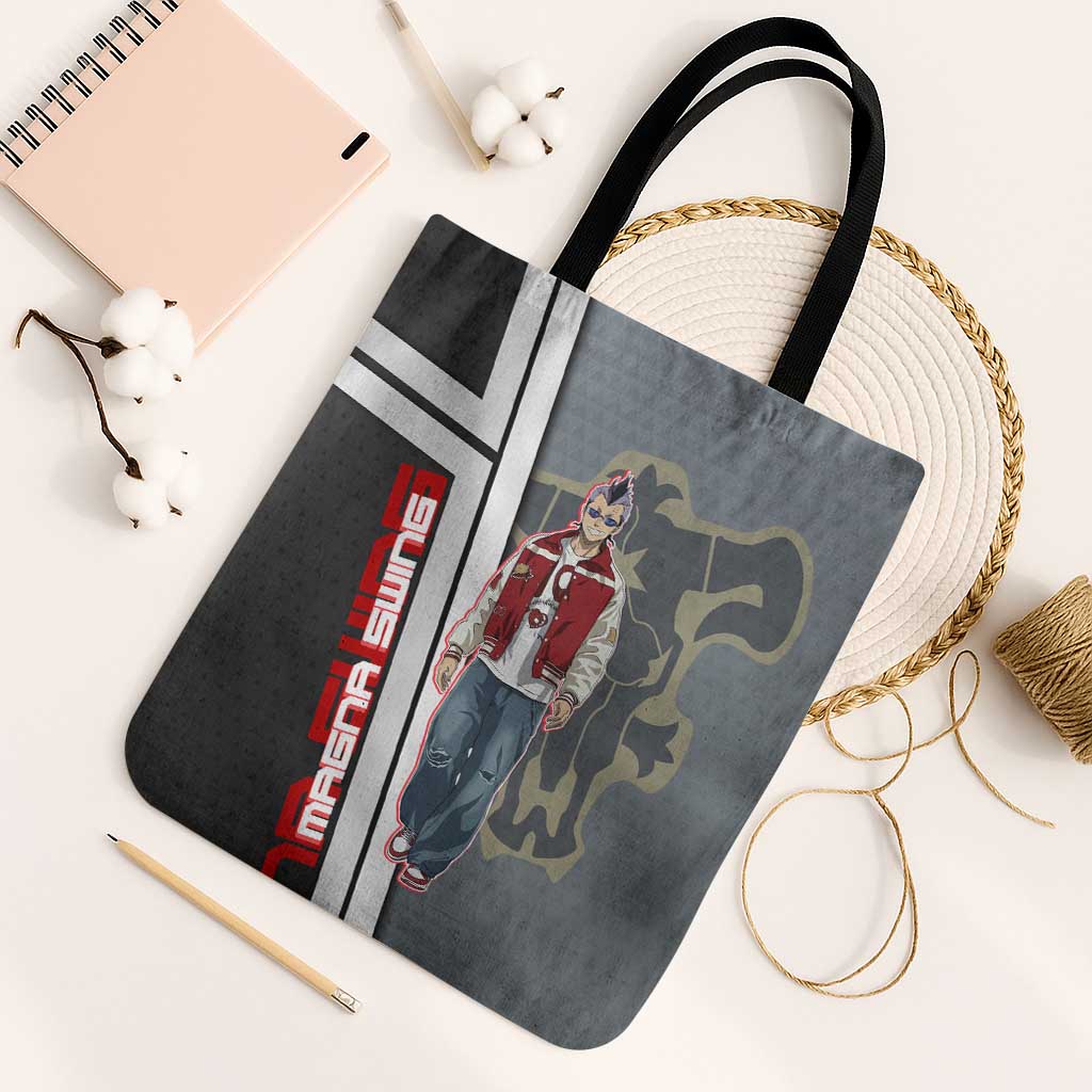 Black Clover Magna Swing Tote Bag Retro Anime Street Style