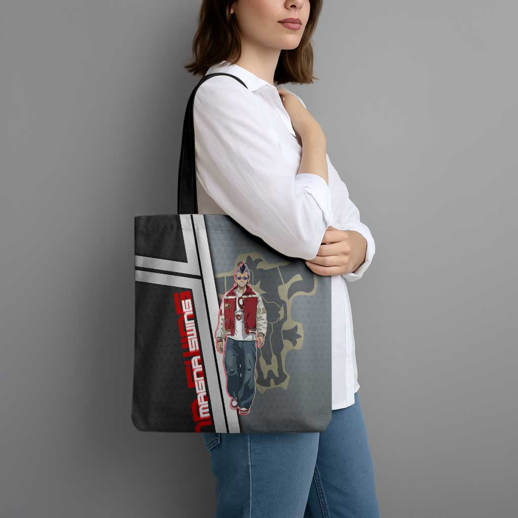 Black Clover Magna Swing Tote Bag Retro Anime Street Style