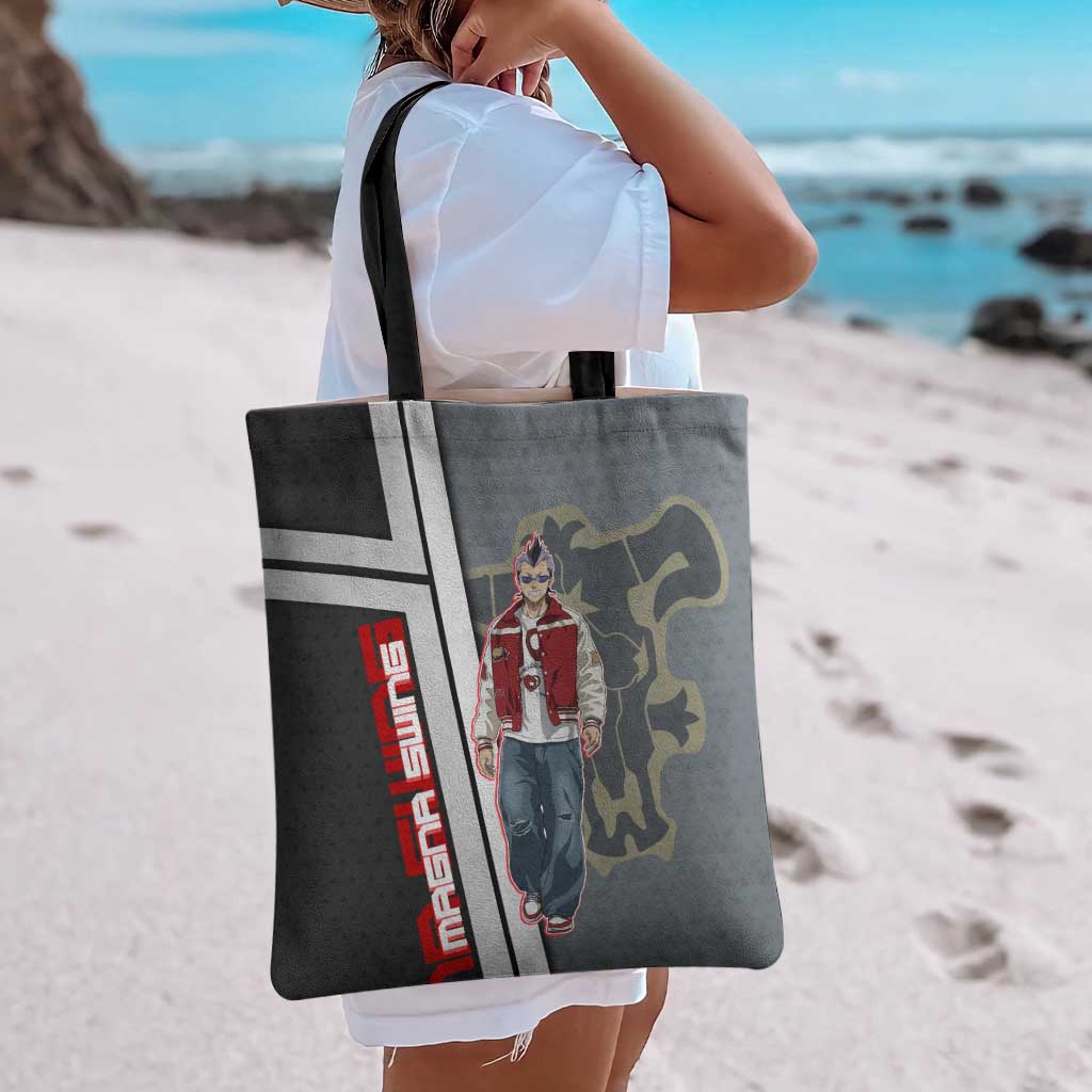 Black Clover Magna Swing Tote Bag Retro Anime Street Style