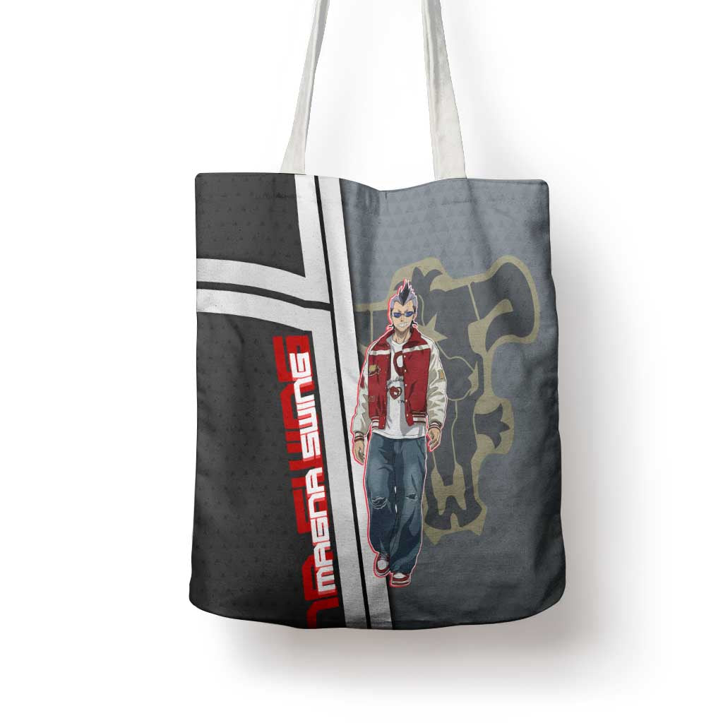 Black Clover Magna Swing Tote Bag Retro Anime Street Style