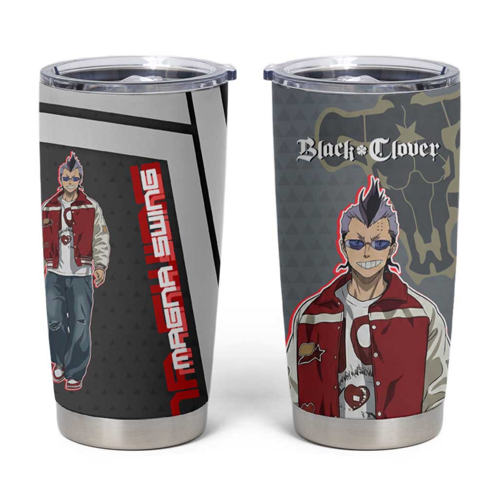 Black Clover Magna Swing Tumbler Cup Retro Anime Street Style