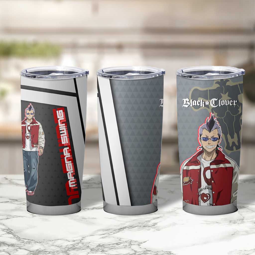 Black Clover Magna Swing Tumbler Cup Retro Anime Street Style