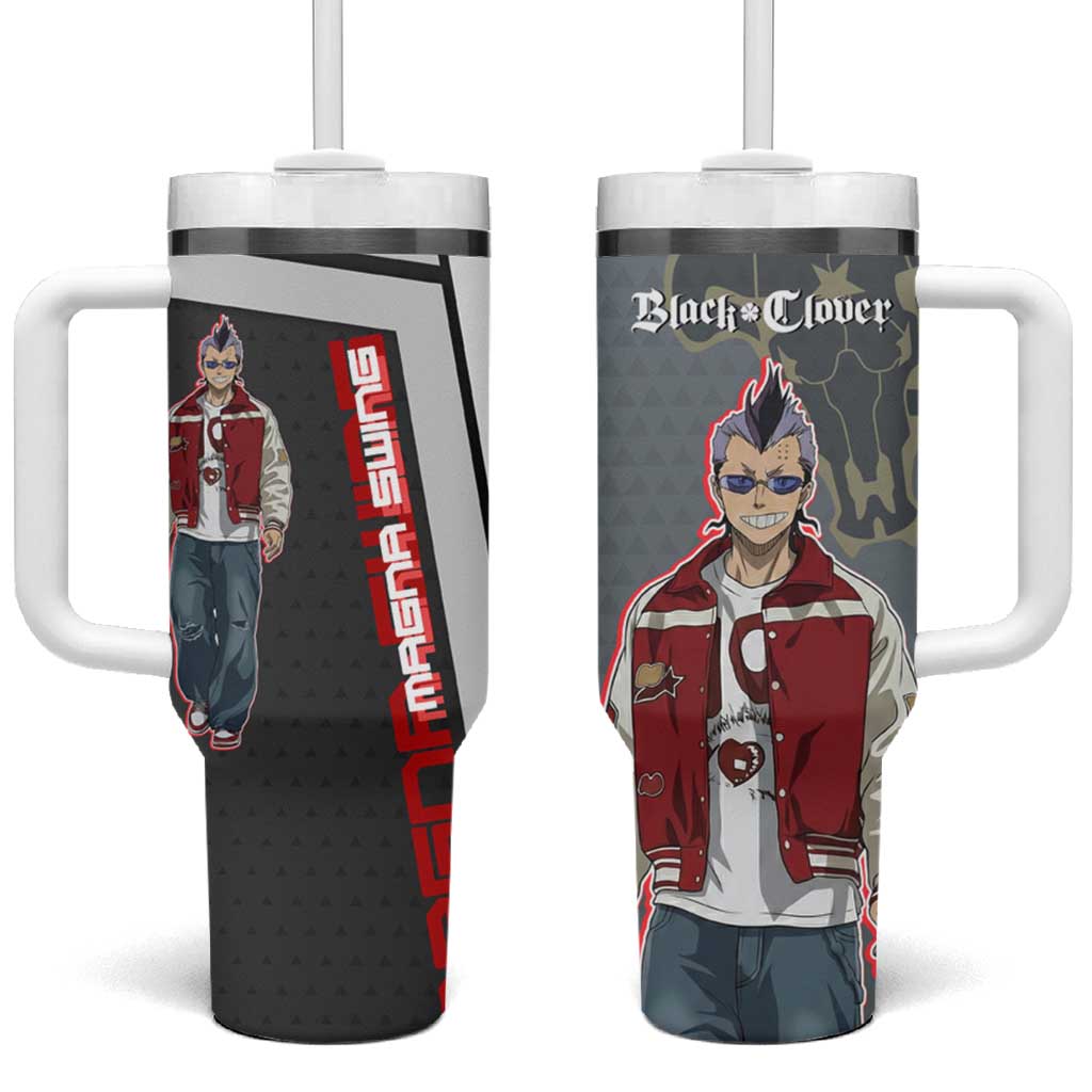 Black Clover Magna Swing Tumbler With Handle Retro Anime Street Style