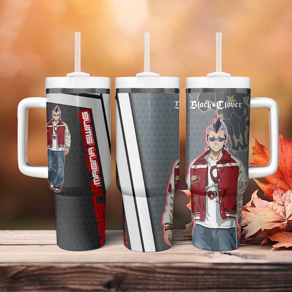 Black Clover Magna Swing Tumbler With Handle Retro Anime Street Style