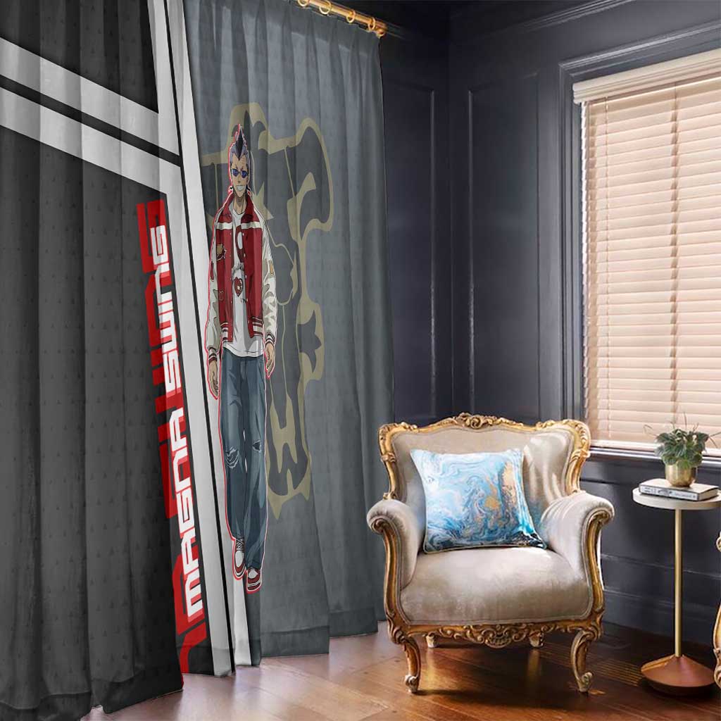 Black Clover Magna Swing Window Curtain Retro Anime Street Style