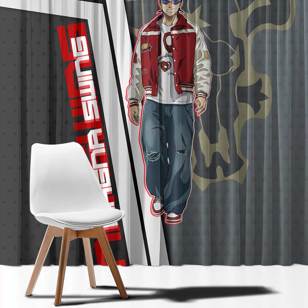 Black Clover Magna Swing Window Curtain Retro Anime Street Style
