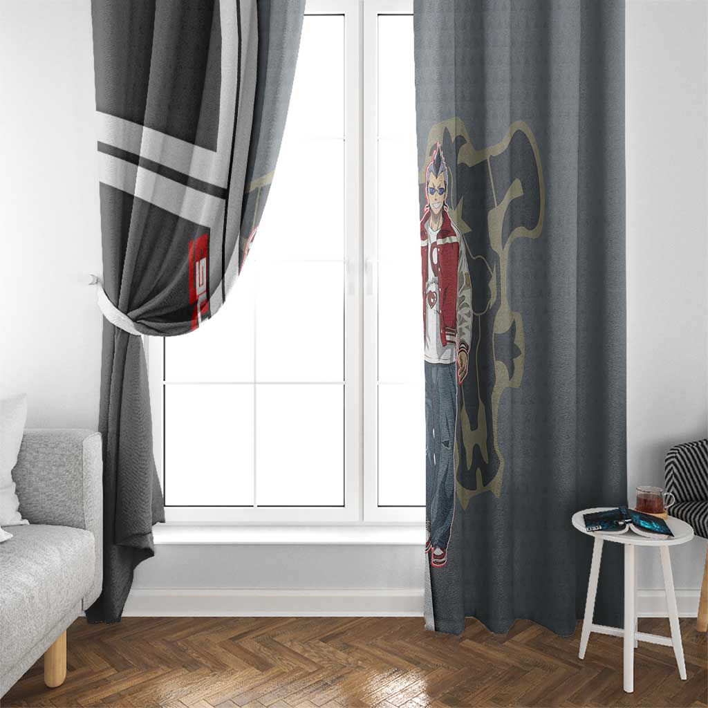 Black Clover Magna Swing Window Curtain Retro Anime Street Style