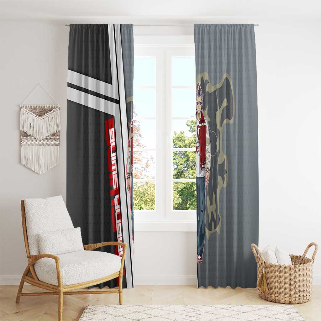 Black Clover Magna Swing Window Curtain Retro Anime Street Style