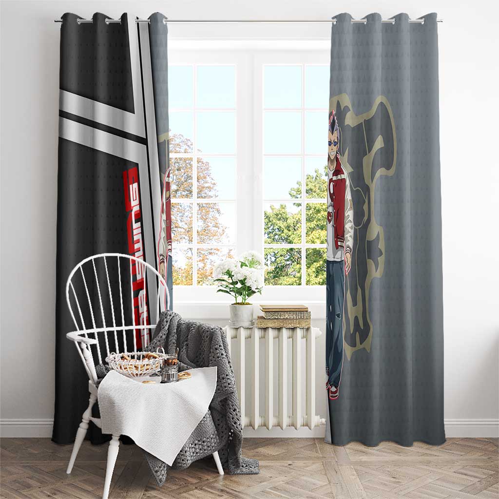Black Clover Magna Swing Window Curtain Retro Anime Street Style