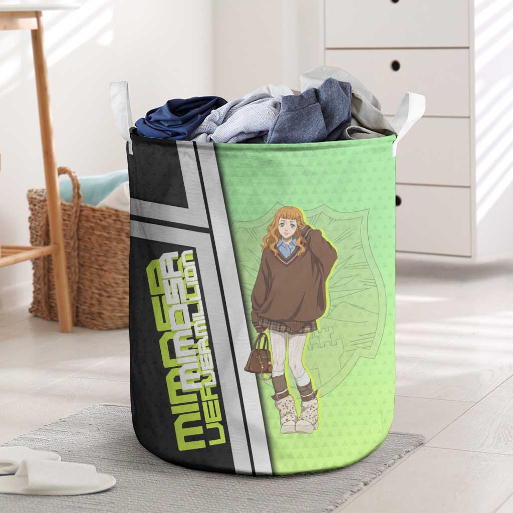 Black Clover Mimosa Vermillion Laundry Basket Cozy Academia Anime Style