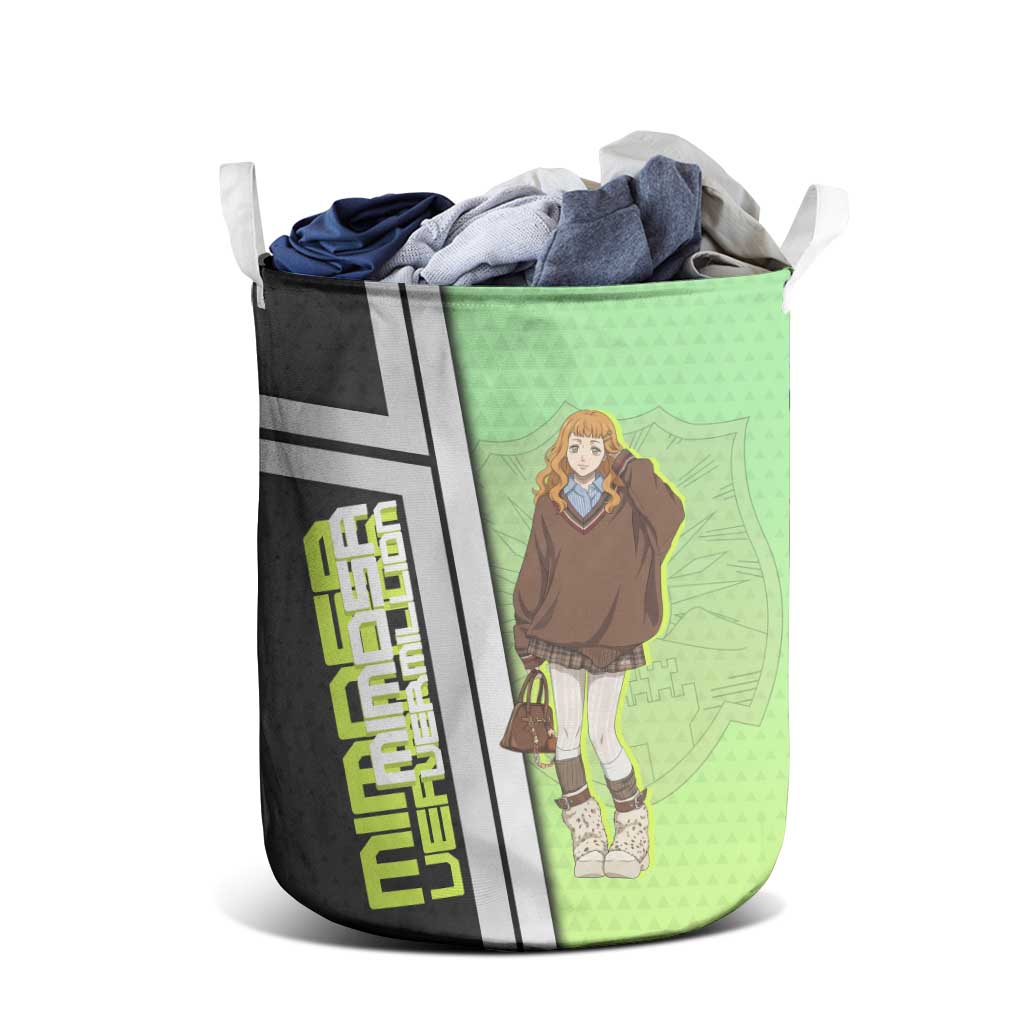Black Clover Mimosa Vermillion Laundry Basket Cozy Academia Anime Style
