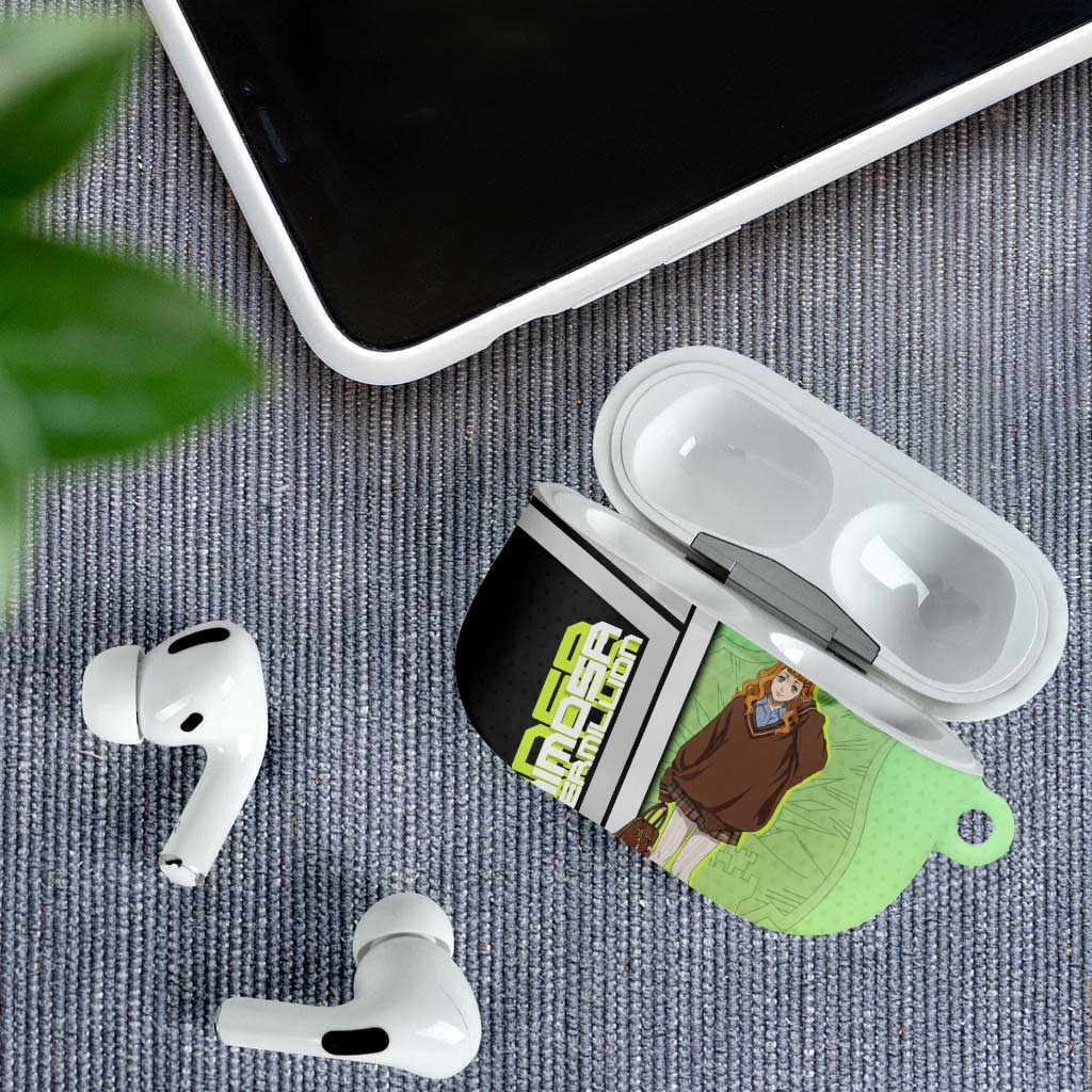 Black Clover Mimosa Vermillion AirPods Case Cozy Academia Anime Style