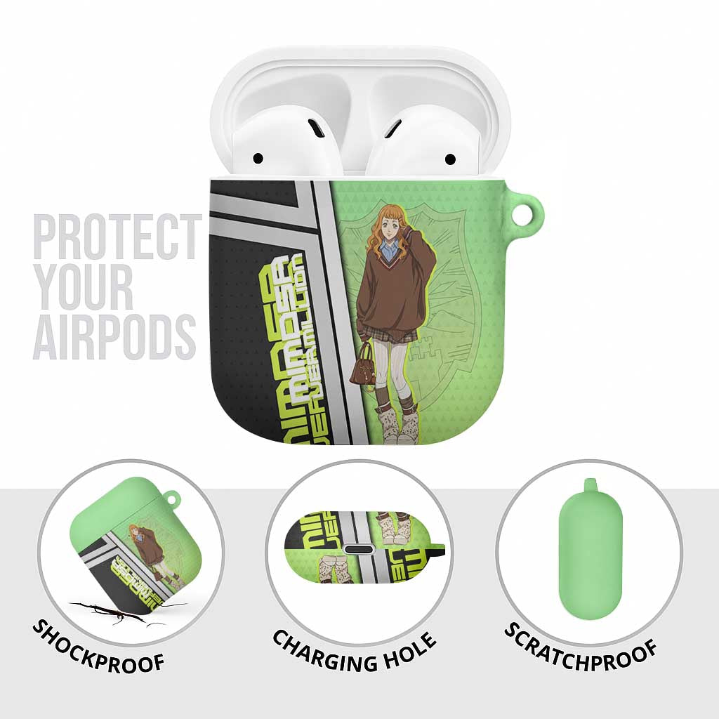 Black Clover Mimosa Vermillion AirPods Case Cozy Academia Anime Style