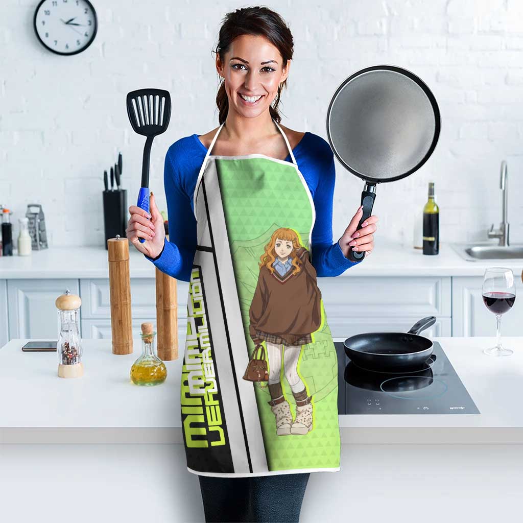 Black Clover Mimosa Vermillion Apron Cozy Academia Anime Style