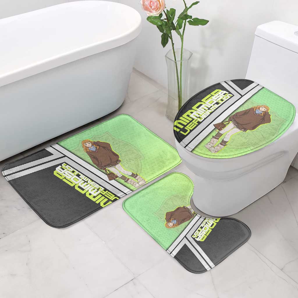 Black Clover Mimosa Vermillion Bathroom Set Cozy Academia Anime Style