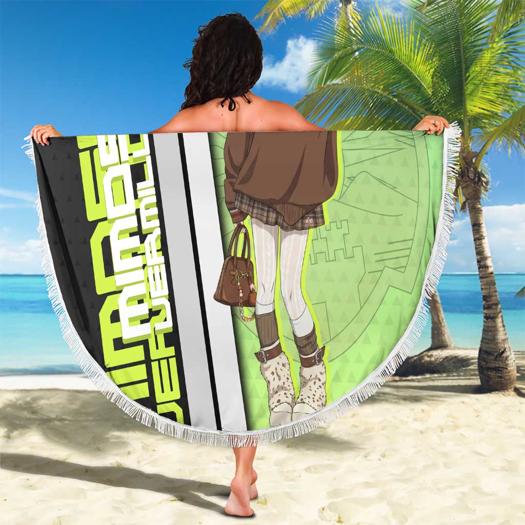 Black Clover Mimosa Vermillion Beach Blanket Cozy Academia Anime Style