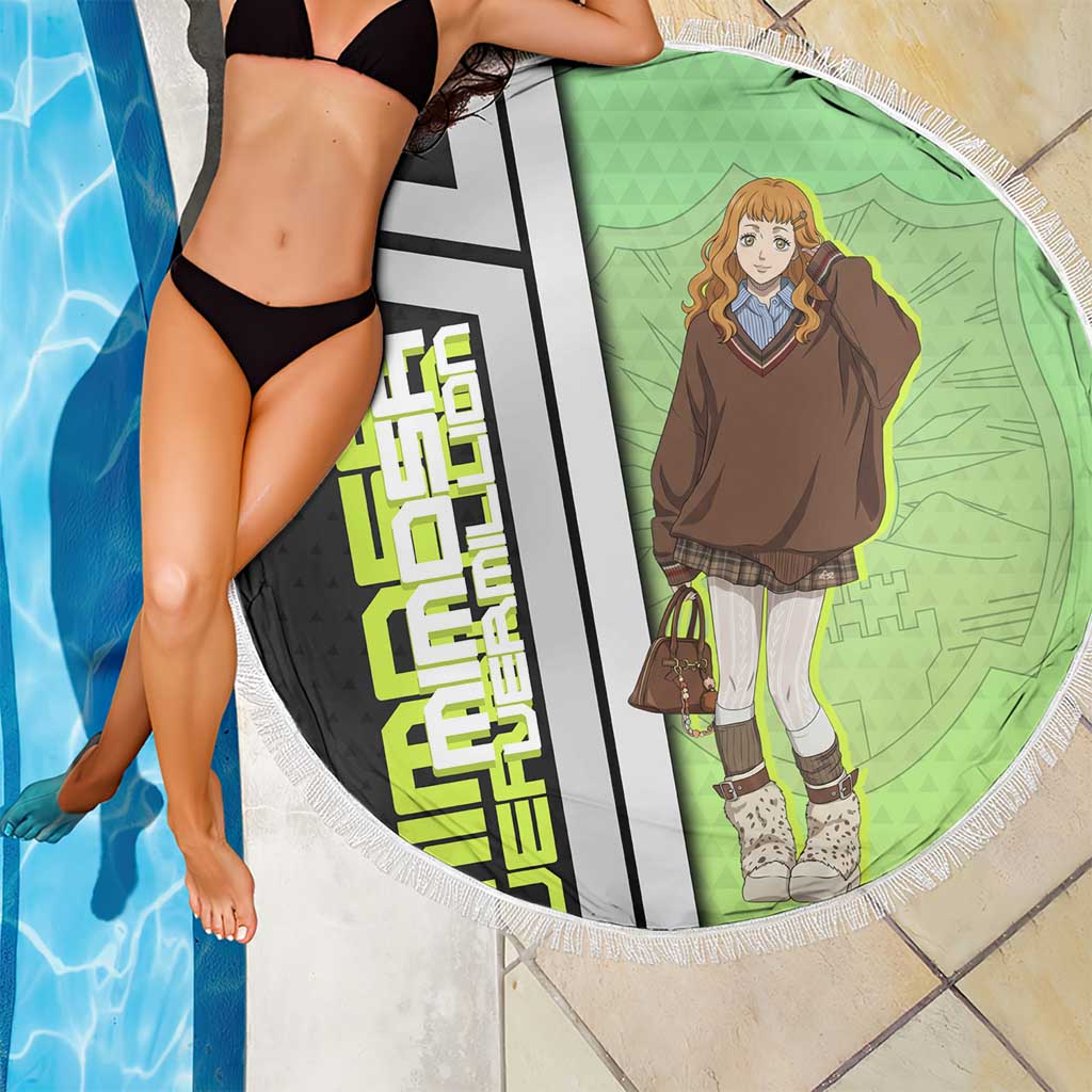 Black Clover Mimosa Vermillion Beach Blanket Cozy Academia Anime Style