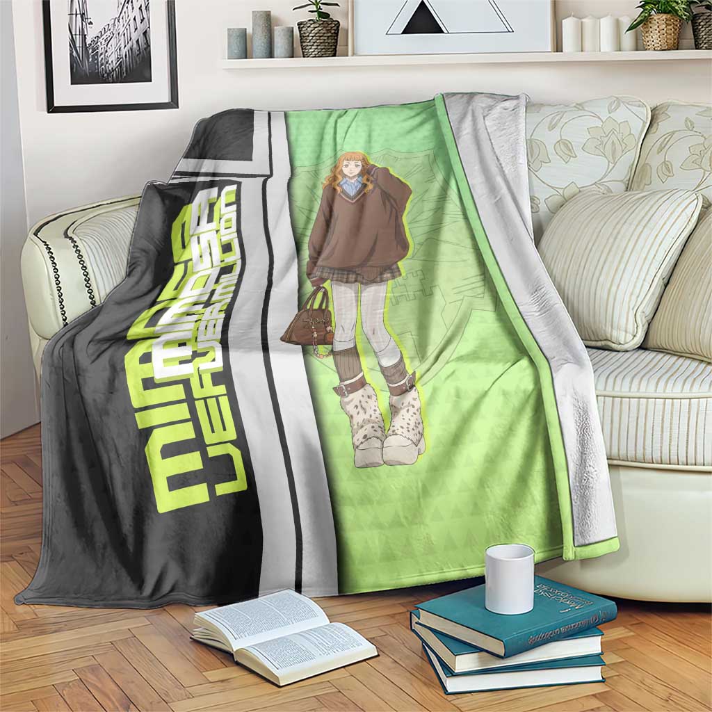 Black Clover Mimosa Vermillion Blanket Cozy Academia Anime Style
