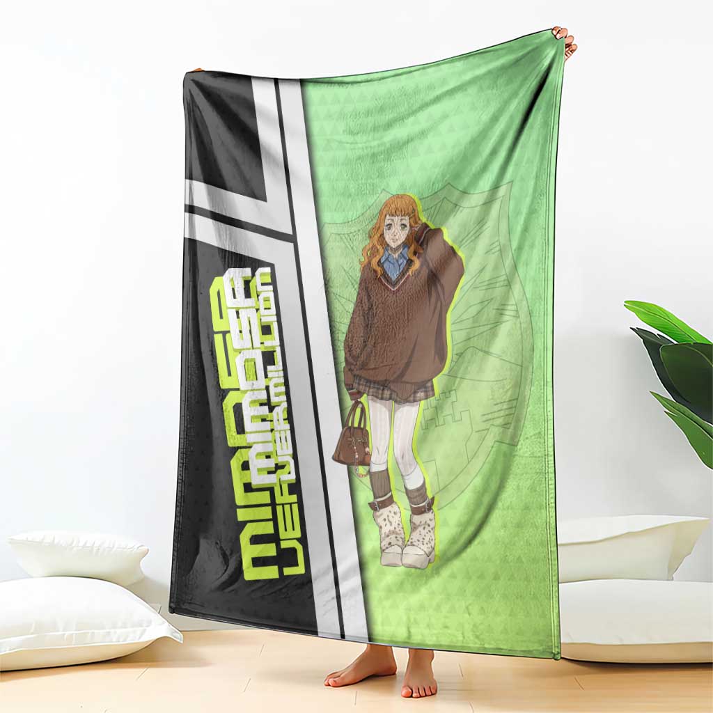 Black Clover Mimosa Vermillion Blanket Cozy Academia Anime Style