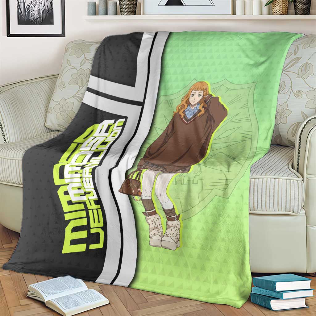 Black Clover Mimosa Vermillion Blanket Cozy Academia Anime Style