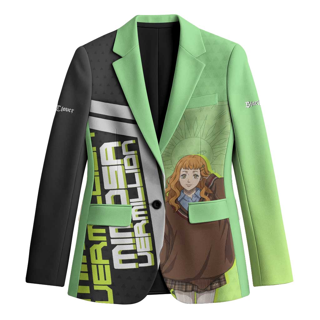 Black Clover Mimosa Vermillion Blazer Cozy Academia Anime Style