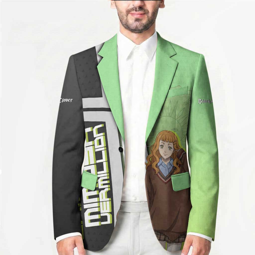 Black Clover Mimosa Vermillion Blazer Cozy Academia Anime Style