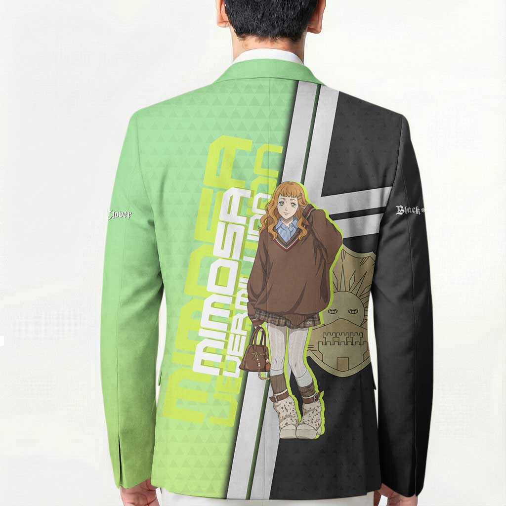 Black Clover Mimosa Vermillion Blazer Cozy Academia Anime Style