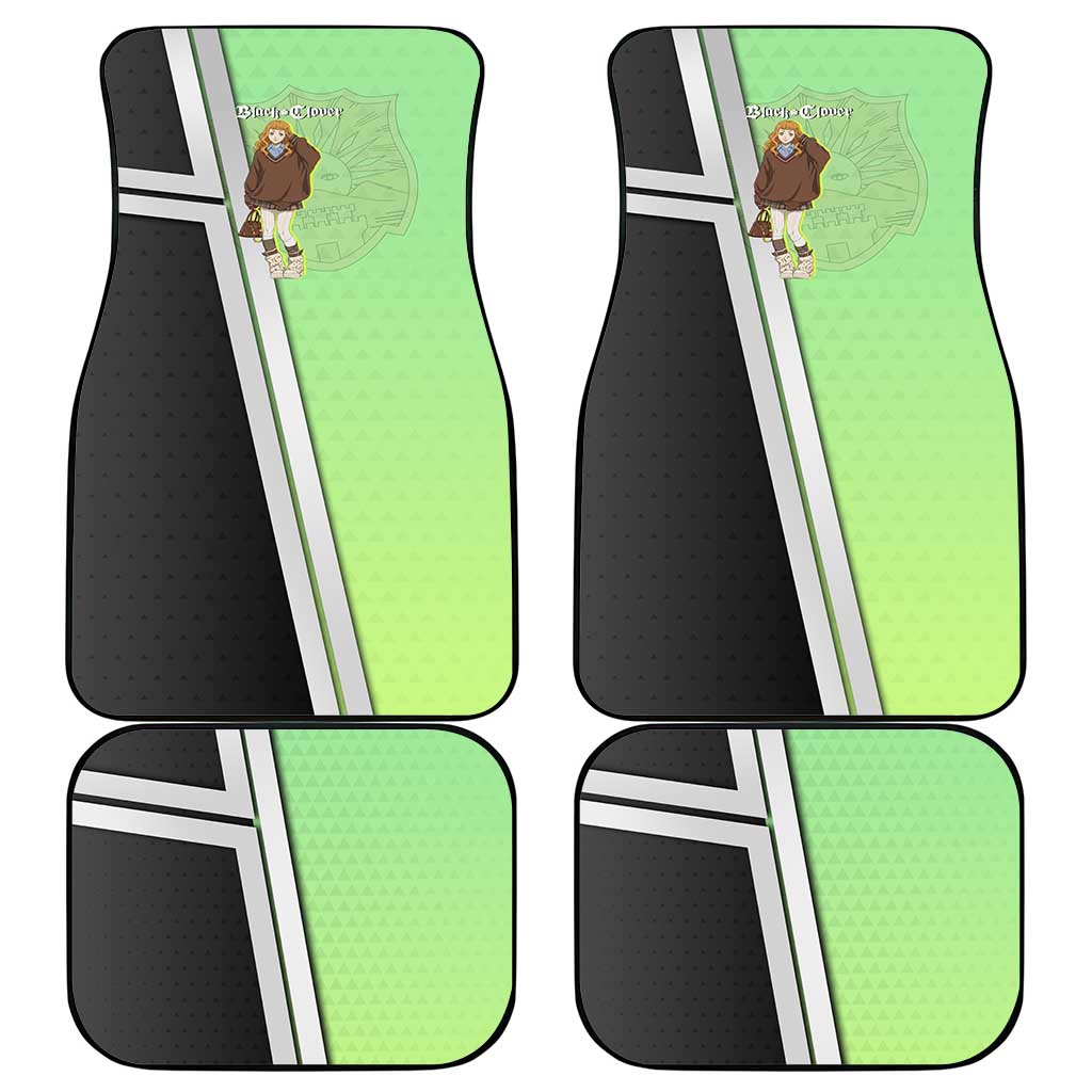 Black Clover Mimosa Vermillion Car Mats Cozy Academia Anime Style