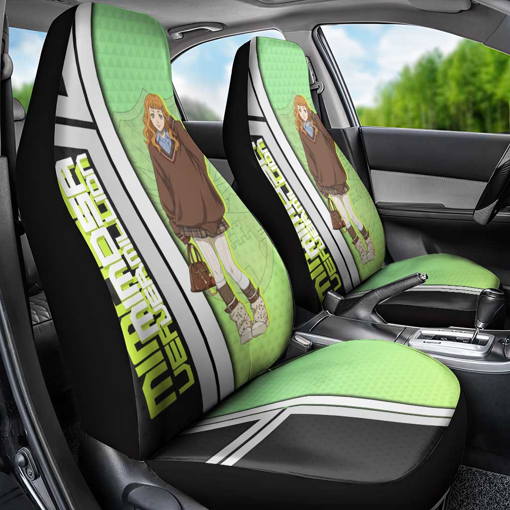 Black Clover Mimosa Vermillion Car Seat Cover Cozy Academia Anime Style