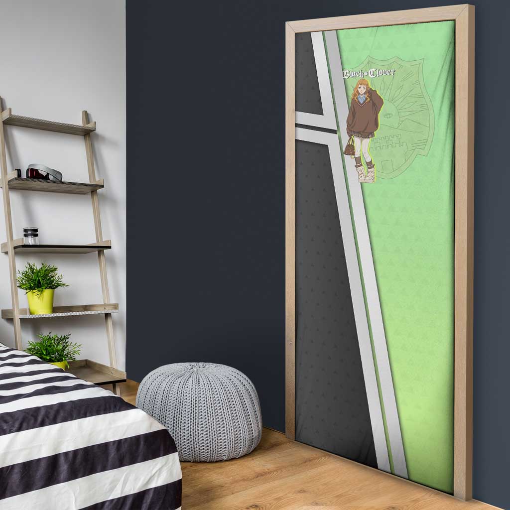 Black Clover Mimosa Vermillion Door Cover Cozy Academia Anime Style