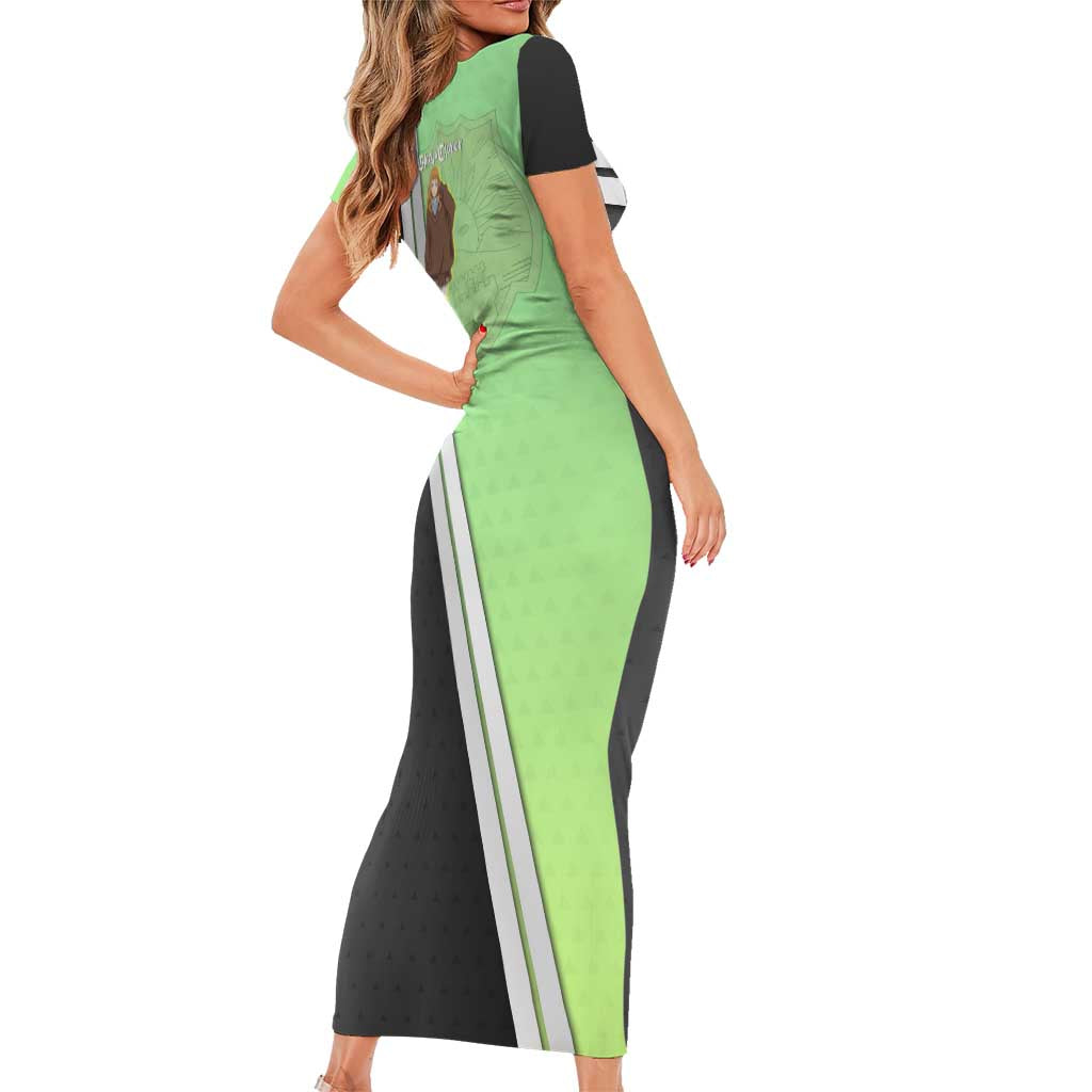 Black Clover Mimosa Vermillion Family Matching Short Sleeve Bodycon Dress and Hawaiian Shirt Cozy Academia Anime Style