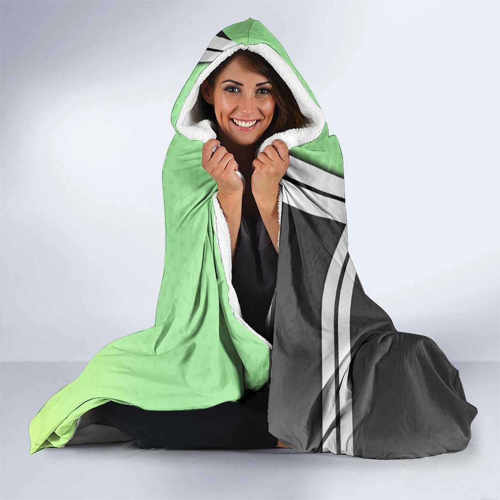 Black Clover Mimosa Vermillion Hooded Blanket Cozy Academia Anime Style
