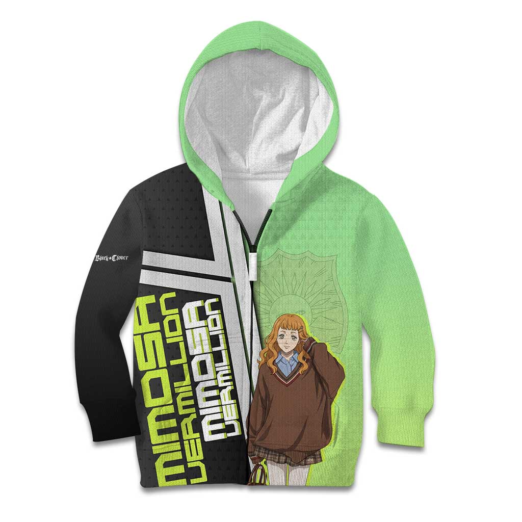 Black Clover Mimosa Vermillion Kid Hoodie Cozy Academia Anime Style