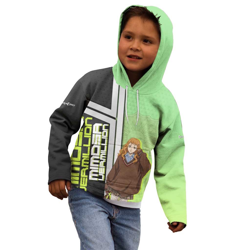 Black Clover Mimosa Vermillion Kid Hoodie Cozy Academia Anime Style