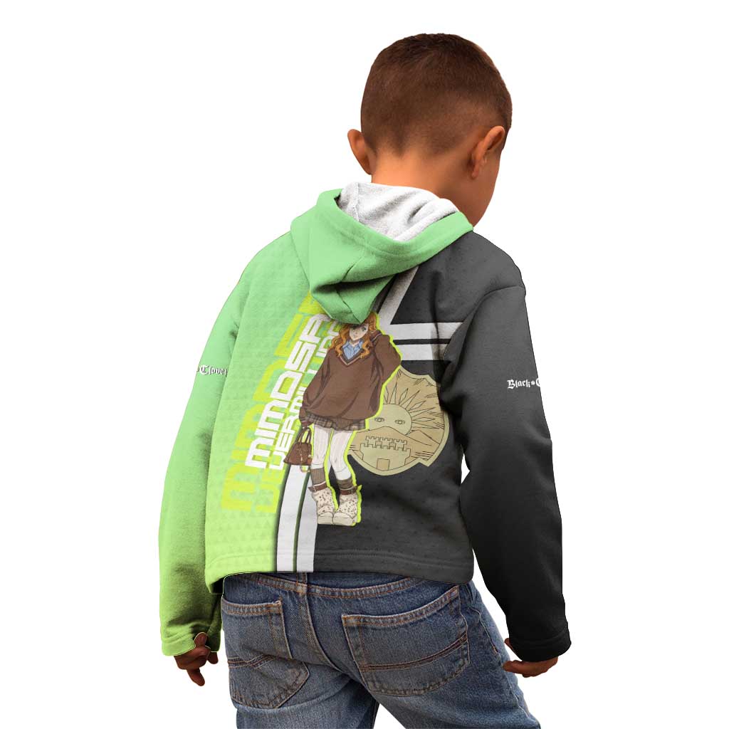 Black Clover Mimosa Vermillion Kid Hoodie Cozy Academia Anime Style