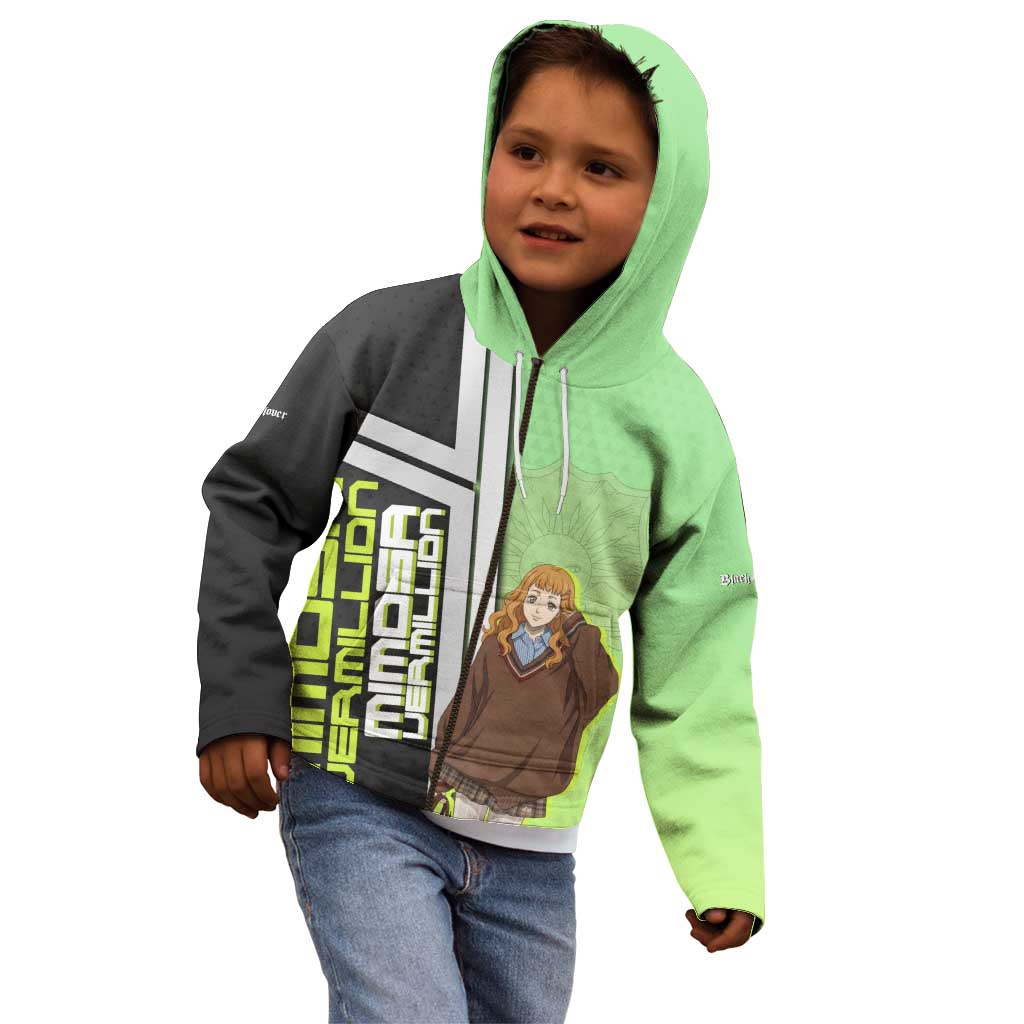 Black Clover Mimosa Vermillion Kid Hoodie Cozy Academia Anime Style