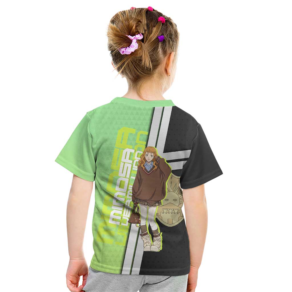 Black Clover Mimosa Vermillion Kid T Shirt Cozy Academia Anime Style