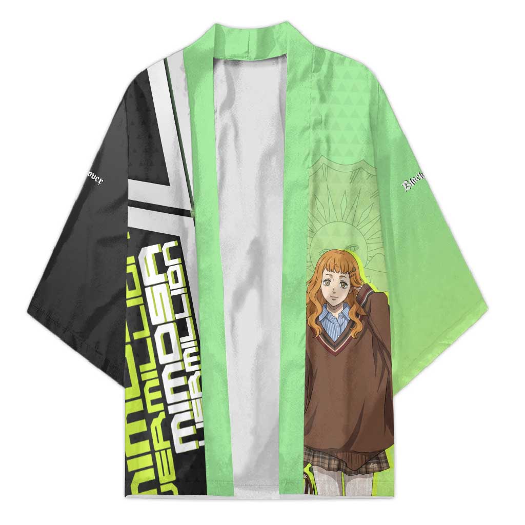 Black Clover Mimosa Vermillion Kimono Cozy Academia Anime Style