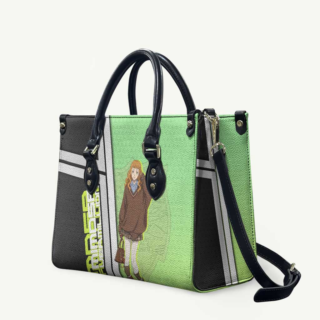 Black Clover Mimosa Vermillion Leather Bag Cozy Academia Anime Style