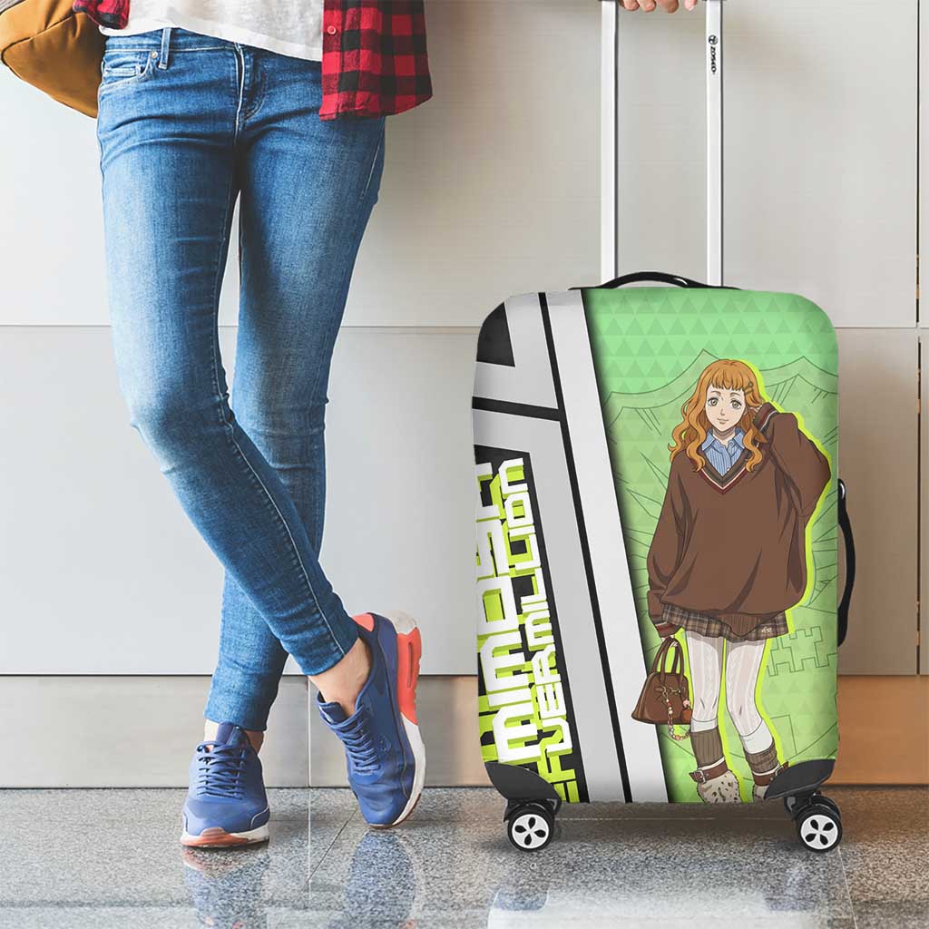 Black Clover Mimosa Vermillion Luggage Cover Cozy Academia Anime Style
