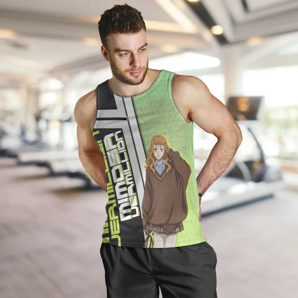 Black Clover Mimosa Vermillion Men Tank Top Cozy Academia Anime Style