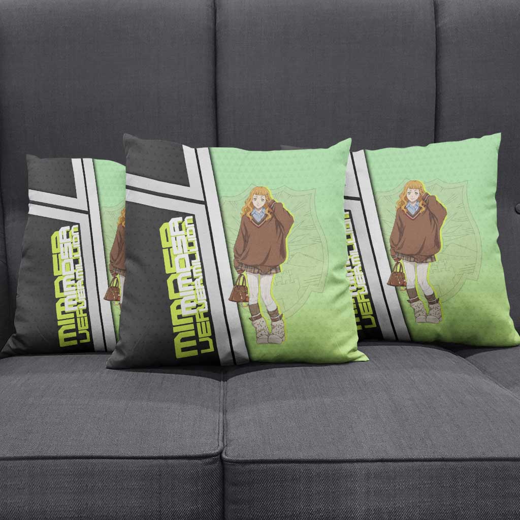 Black Clover Mimosa Vermillion Pillow Cover Cozy Academia Anime Style