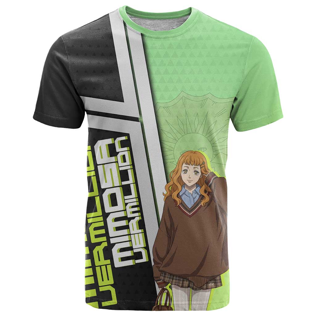 Black Clover Mimosa Vermillion T Shirt Cozy Academia Anime Style