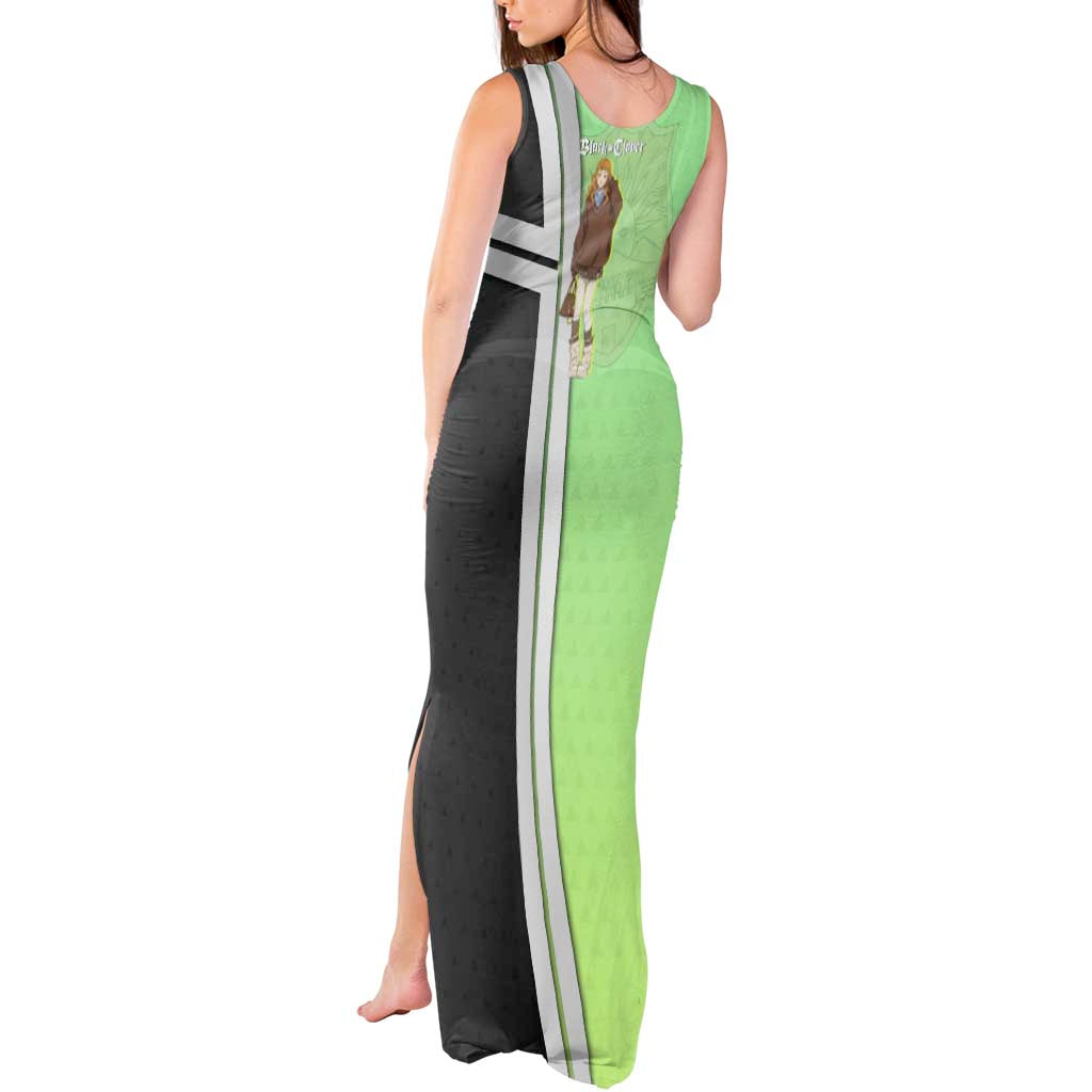 Black Clover Mimosa Vermillion Tank Maxi Dress Cozy Academia Anime Style