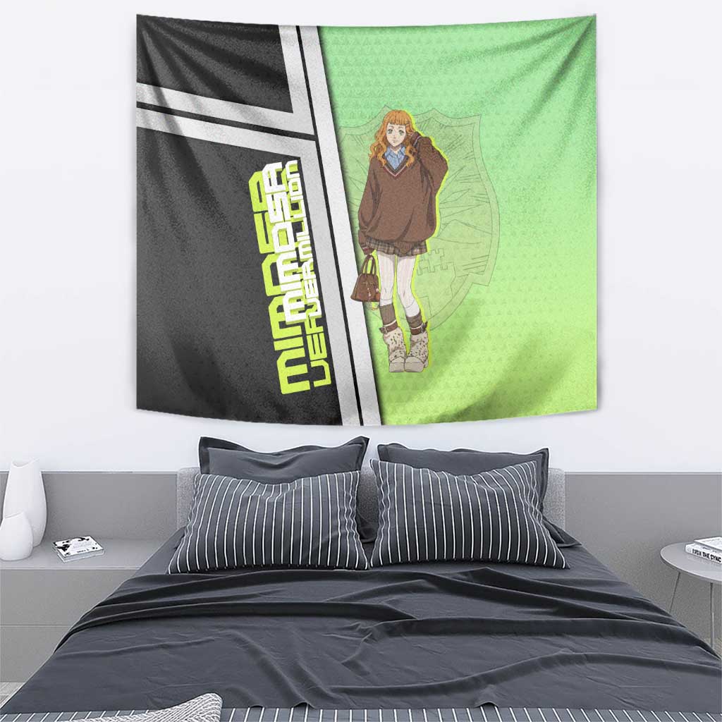 Black Clover Mimosa Vermillion Tapestry Cozy Academia Anime Style
